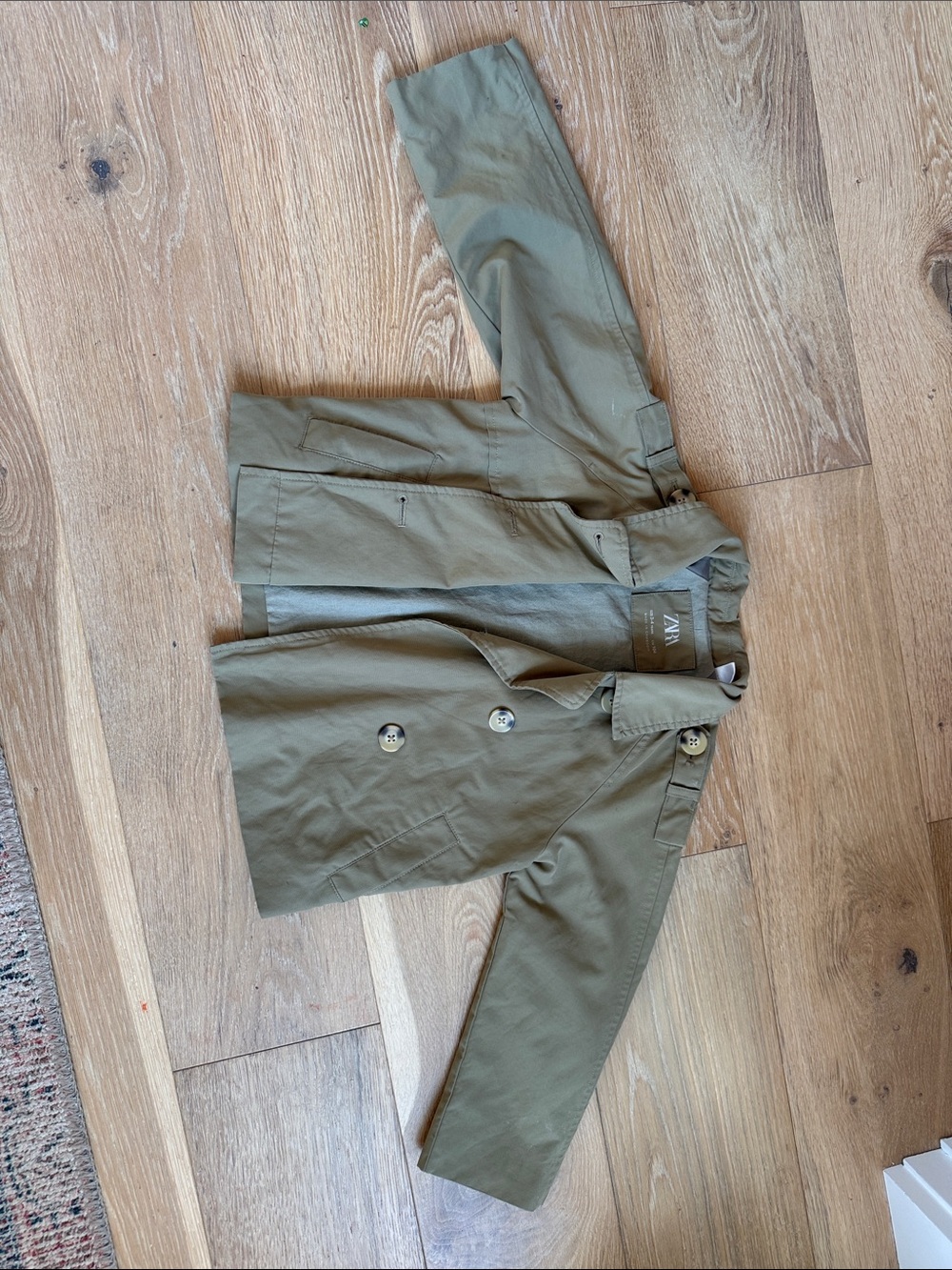 Zara cropped coat
